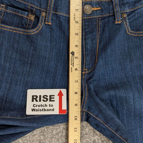 Seven7 Flare Flared Jeans Women‎ Size 8 Blue Stretch - Picture 13 of 16